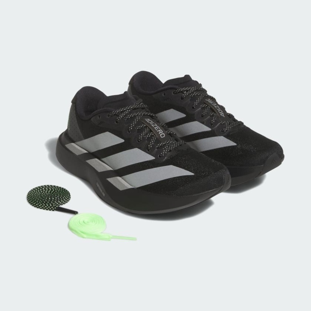 Big Kids Size 6.5 - adidas adiZero Evo SL Black Silver Running Shoes KK3653 NEW - Picture 8 of 11
